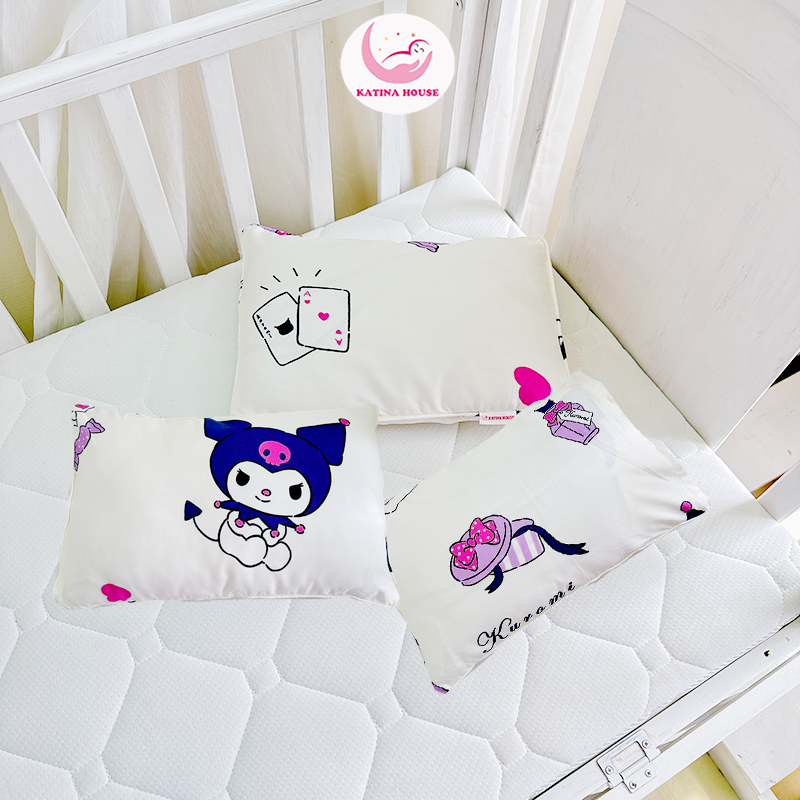 Gối nằm cho bé gòn lông vũ/ Tencel 40s