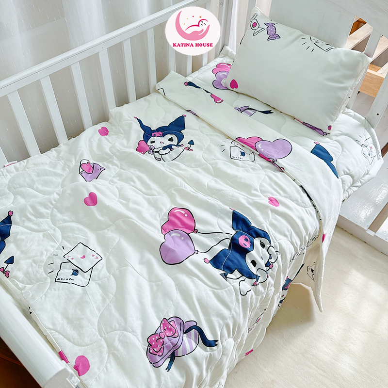 Bộ nệm chăn gối cho bé/ Tencel 40s