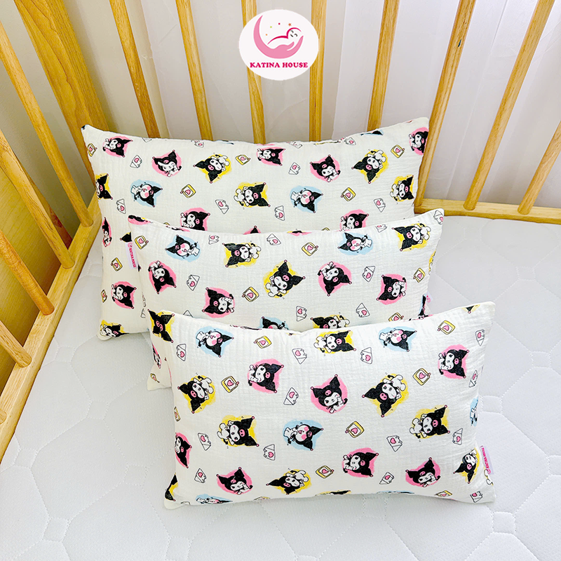 Gối nằm cho bé vải Muslin