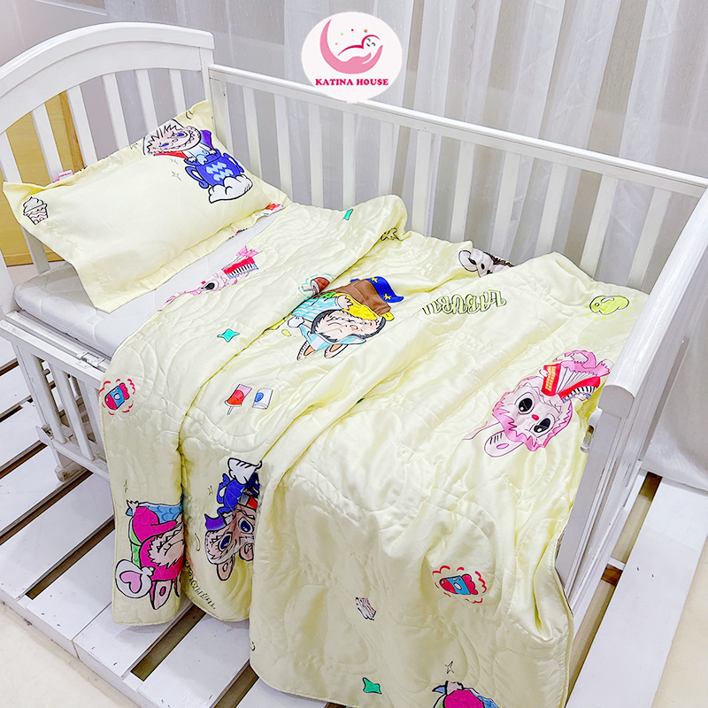Bộ chăn gối cho bé/ Tencel 60s