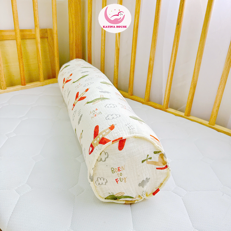 Gối ôm cho bé vải Muslin