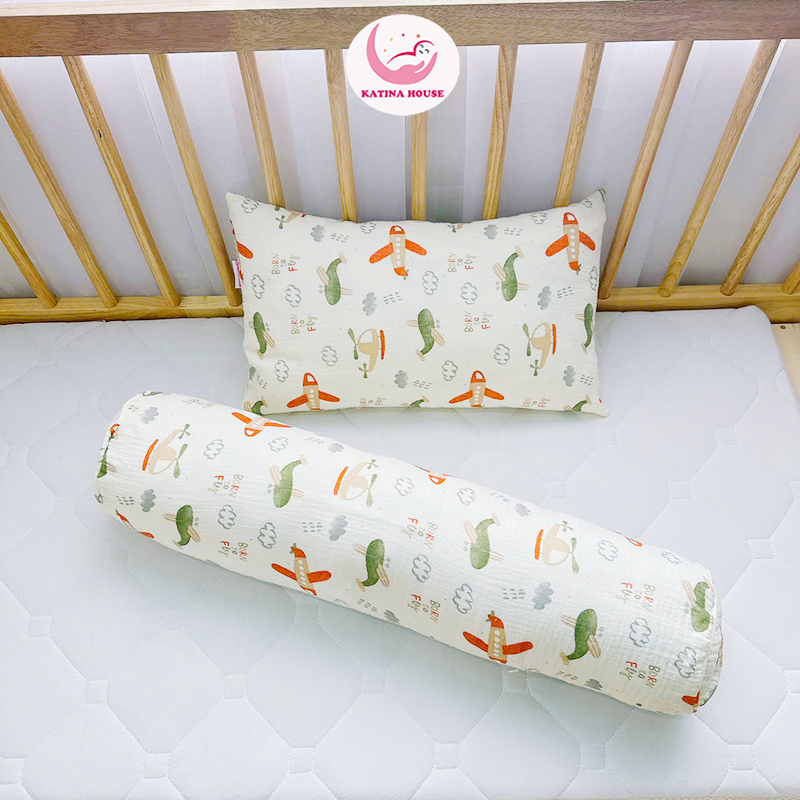 Bộ gối nằm gối ôm/ Muslin