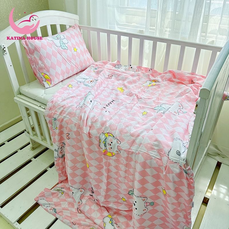 Bộ chăn gối cho bé/ Tencel 40s
