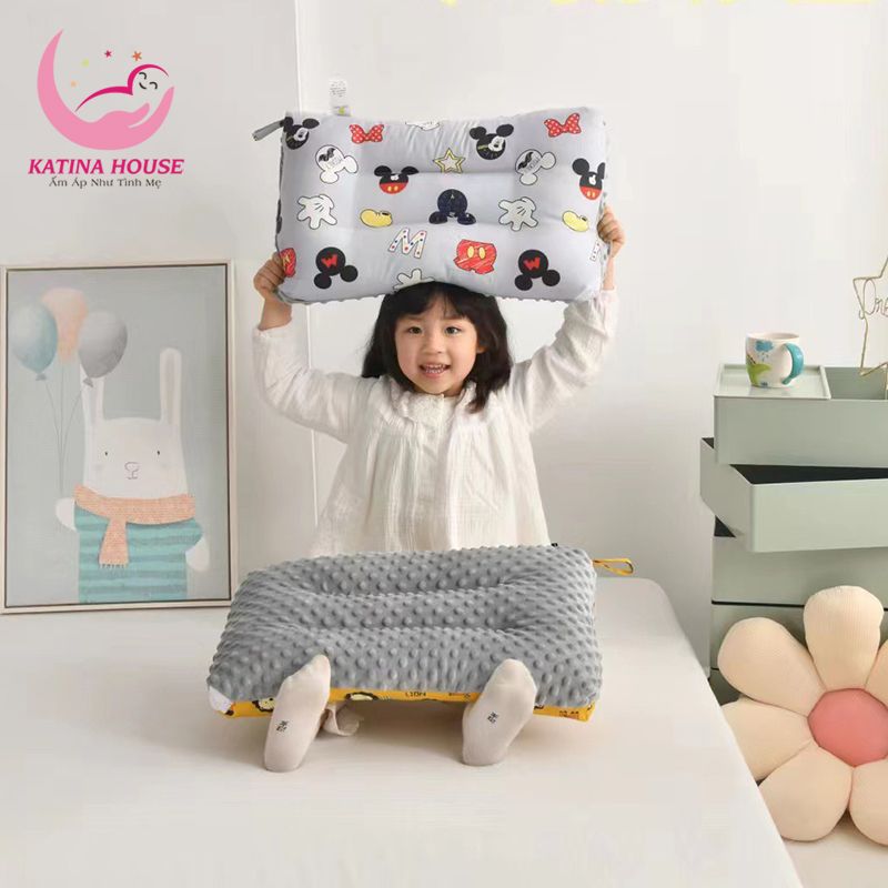 Gối cotton nhung 30x50cm