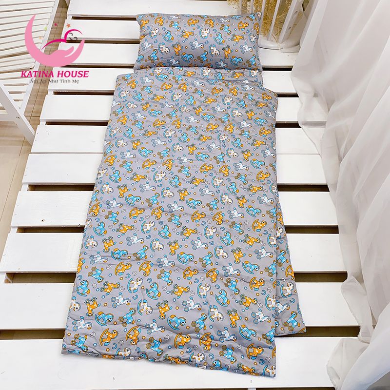 Túi ngủ cho bé đi học mầm non tiểu học/ Tencel 40s