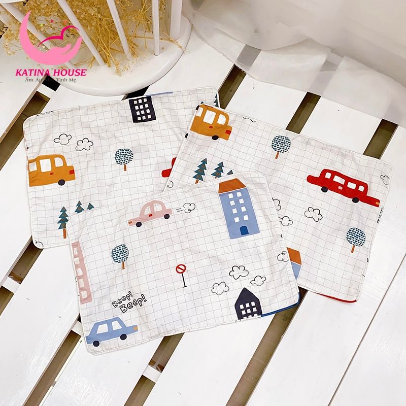 Vỏ áo gối nằm cho bé/ Vải Cotton Satin Hàn Quốc