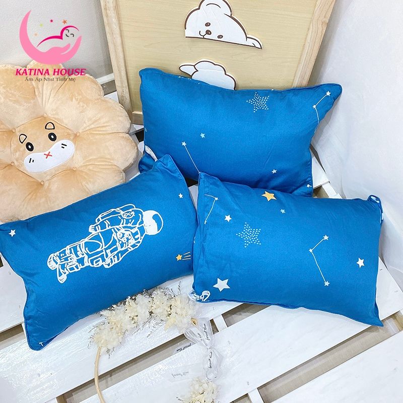 Gối nằm cho bé gòn lông vũ/ Tencel 40s