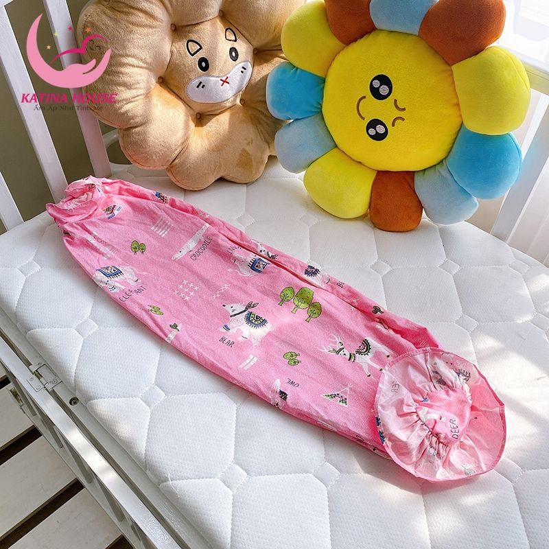 Vỏ áo gối ôm cho bé/ Vải Cotton Satin Hàn Quốc
