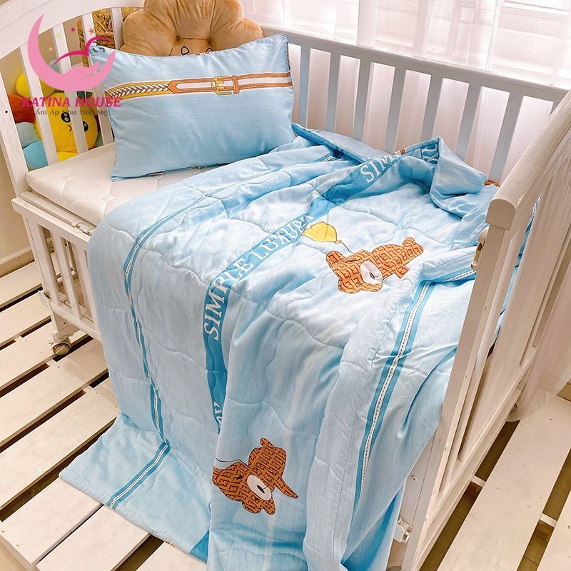 Bộ chăn gối cho bé/ Tencel 40s