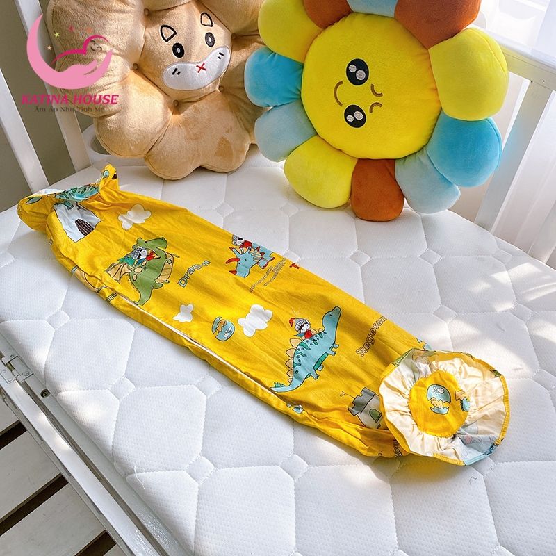 Vỏ áo gối ôm cho bé/ Vải Cotton Satin Hàn Quốc