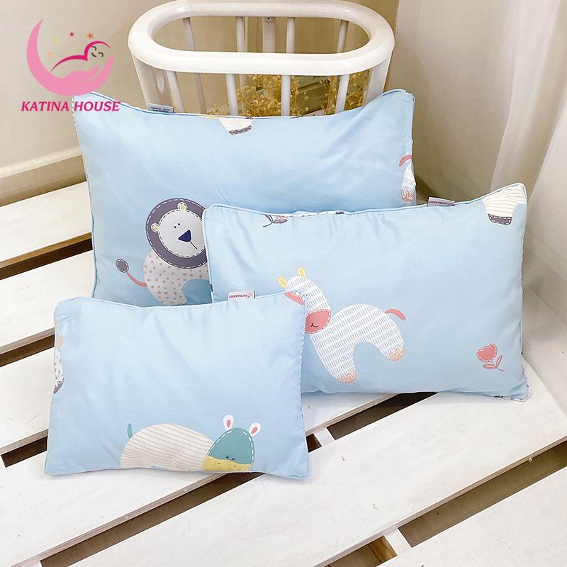 Gối nằm cho bé gòn lông vũ/ Tencel 40s