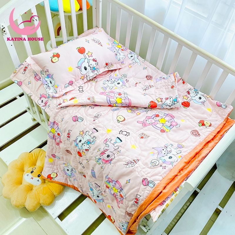 Bộ nệm chăn gối cho bé/ Tencel 60s