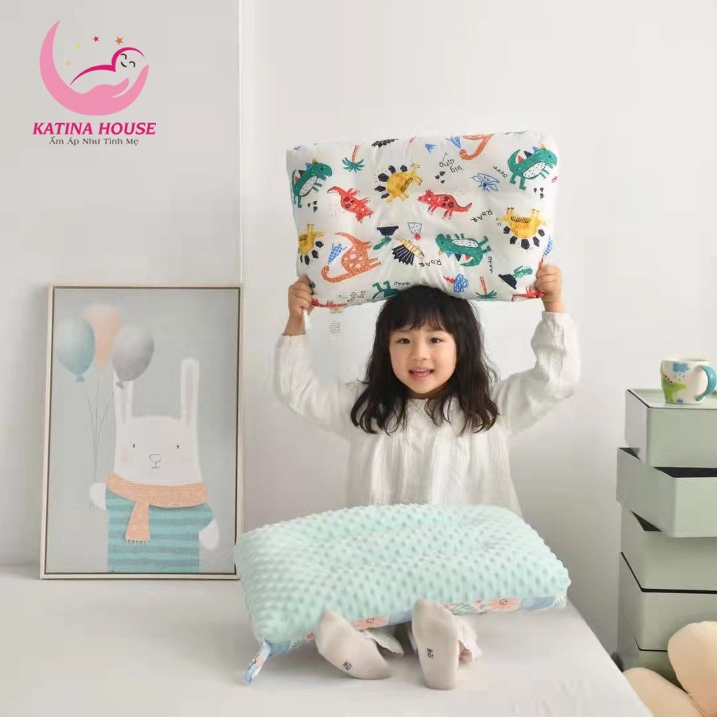 Gối cotton nhung 30x50cm