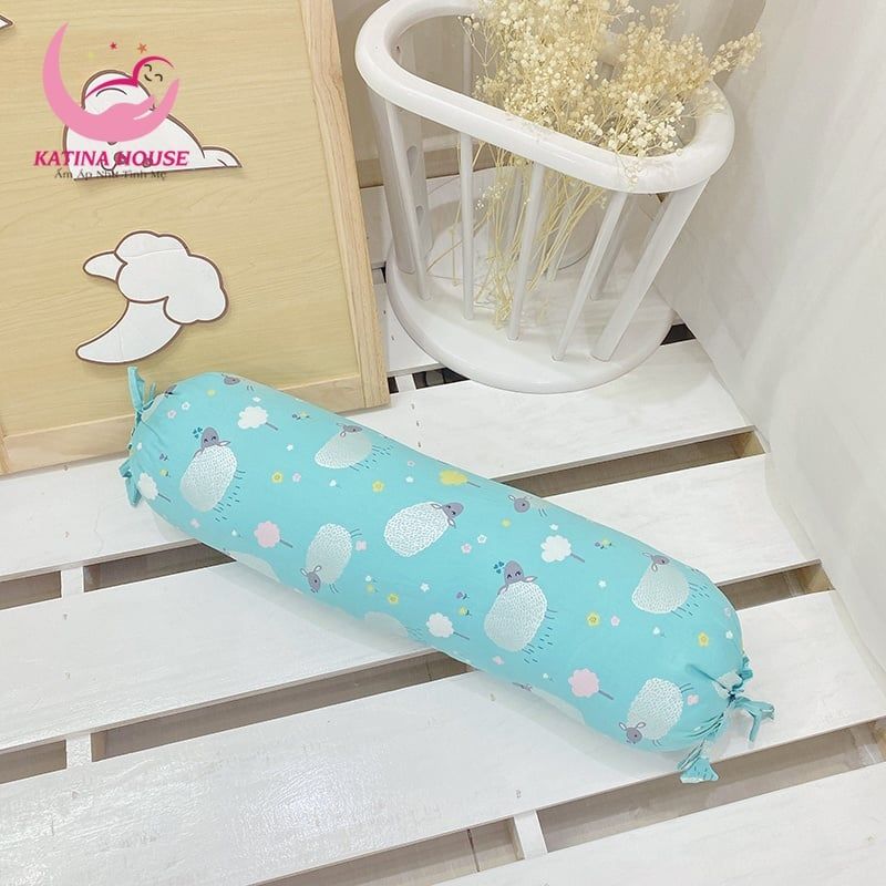 Gối ôm cho bé 70cm/ vải Cotton Satin Hàn Quốc