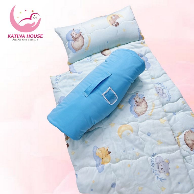 Túi ngủ cho bé đi học mầm non tiểu học/ Tencel 40s