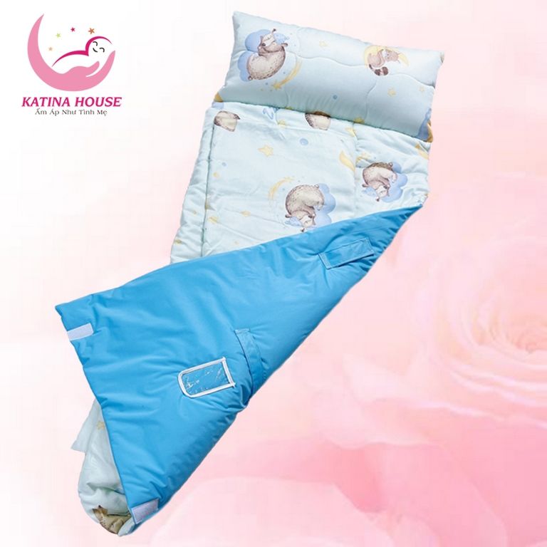 Túi ngủ cho bé đi học mầm non tiểu học/ Tencel 40s