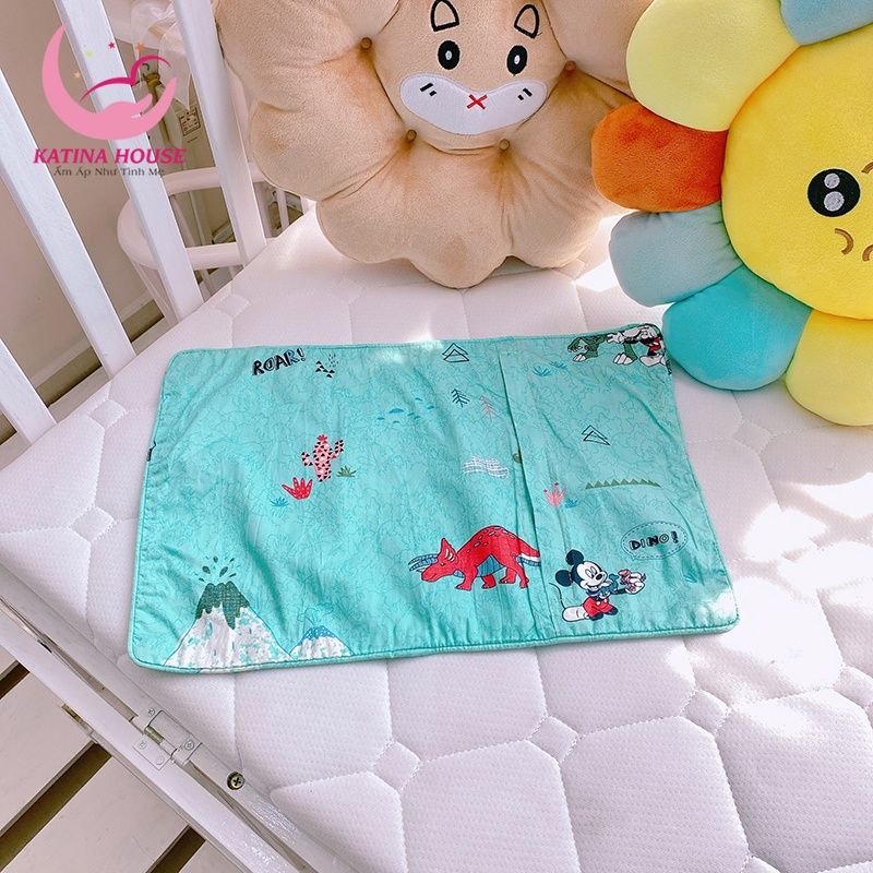 Vỏ áo gối nằm cho bé/ Vải Cotton Satin Hàn Quốc