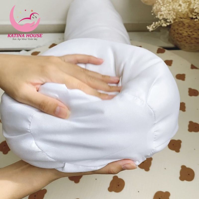 Ruột gối ôm gòn lông vũ 35x100cm