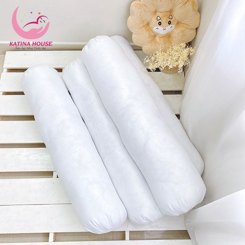 Ruột gối ôm gòn lông vũ 35x100cm