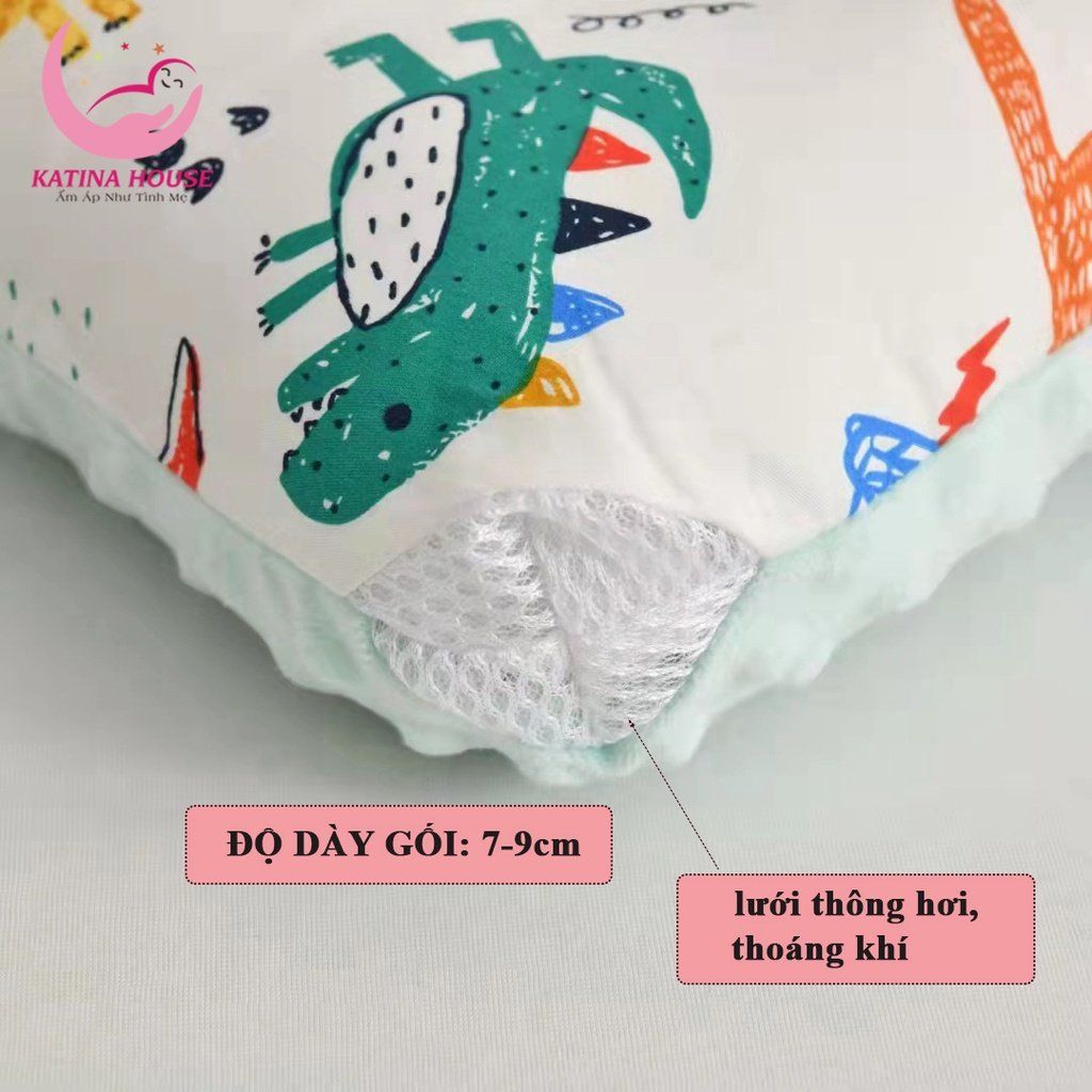 Gối cotton nhung 30x50cm