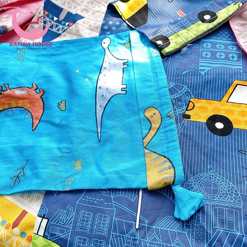 Vỏ áo gối ôm cho bé/ Vải Cotton Satin Hàn Quốc