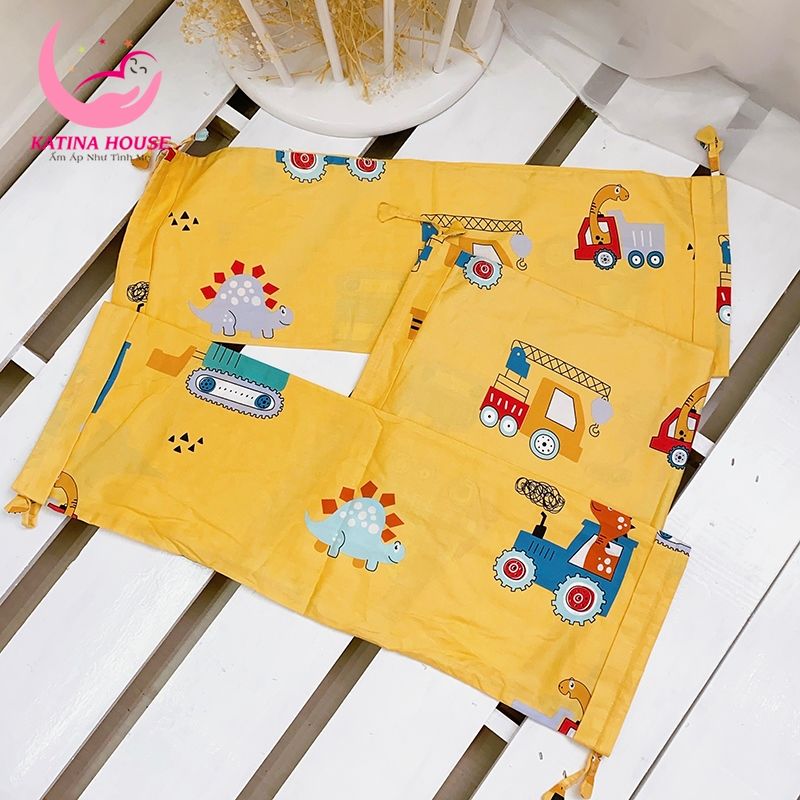 Vỏ áo gối ôm cho bé/ Vải Cotton Satin Hàn Quốc