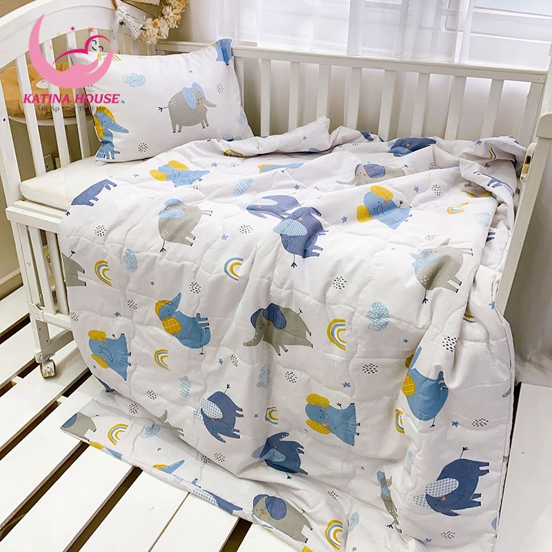 Bộ chăn gối cho bé/ Tencel 40s