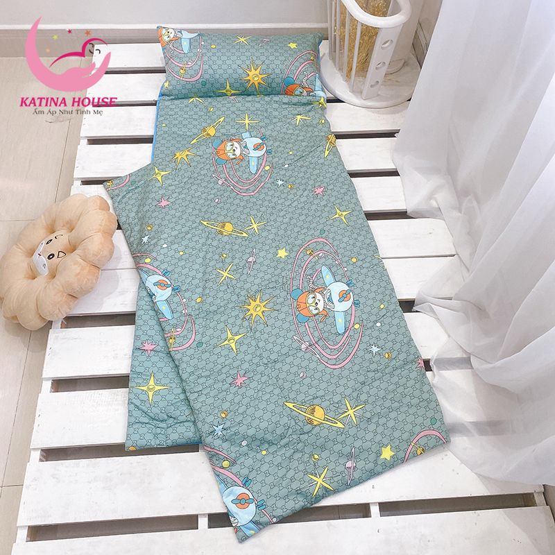 Túi ngủ cho bé đi học mầm non tiểu học/ Tencel 40s