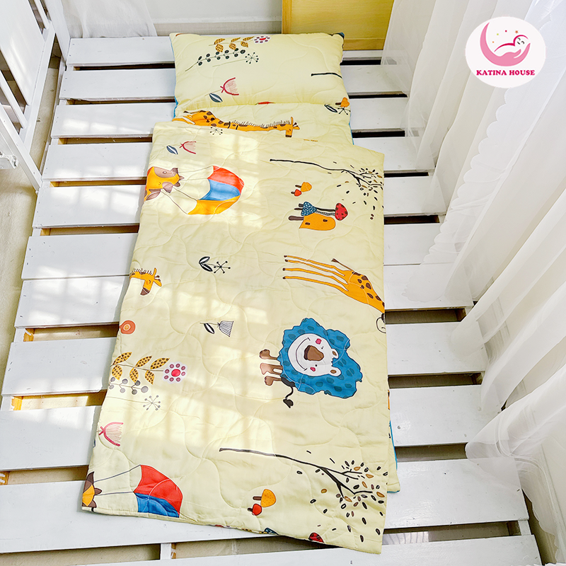 Túi ngủ cho bé đi học mầm non tiểu học/ Tencel 40s