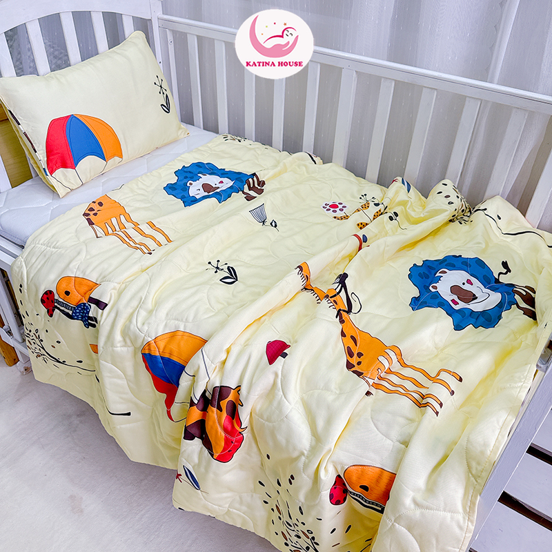 Bộ chăn gối cho bé/ Tencel 40s