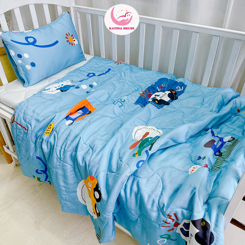 Bộ chăn gối cho bé/ Tencel 40s