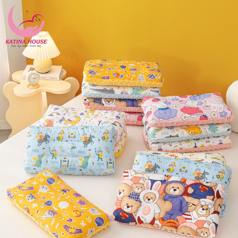 Gối cotton nhung 30x50cm