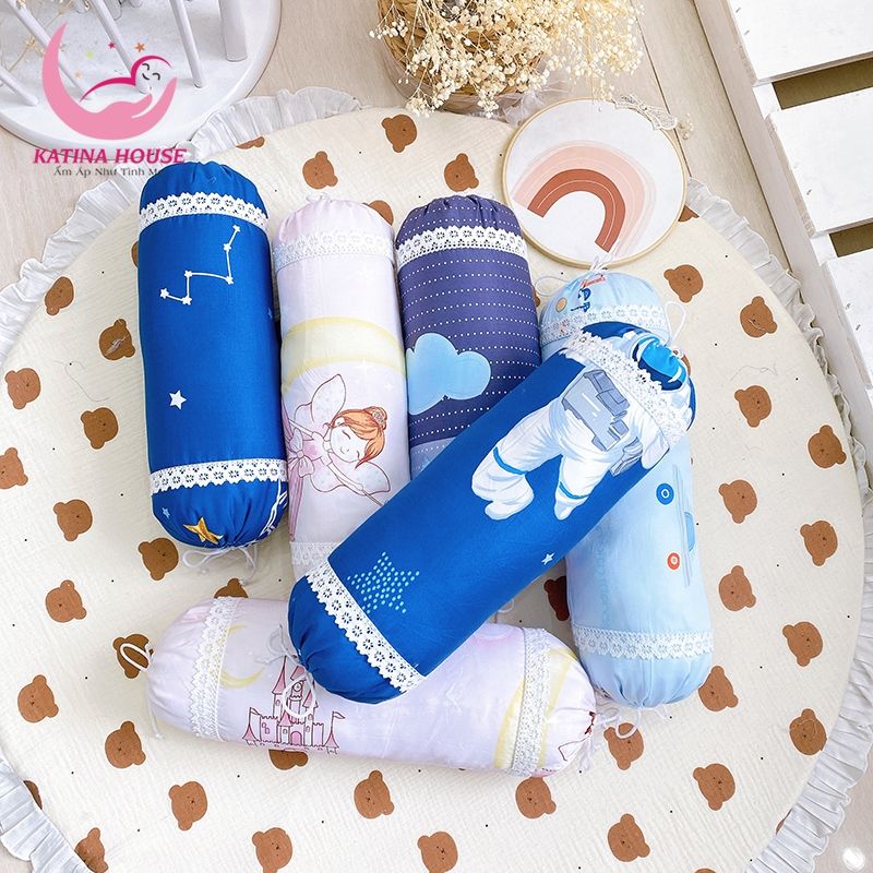Gối ôm cho bé sơ sinh 40cm/ Tencel 40s