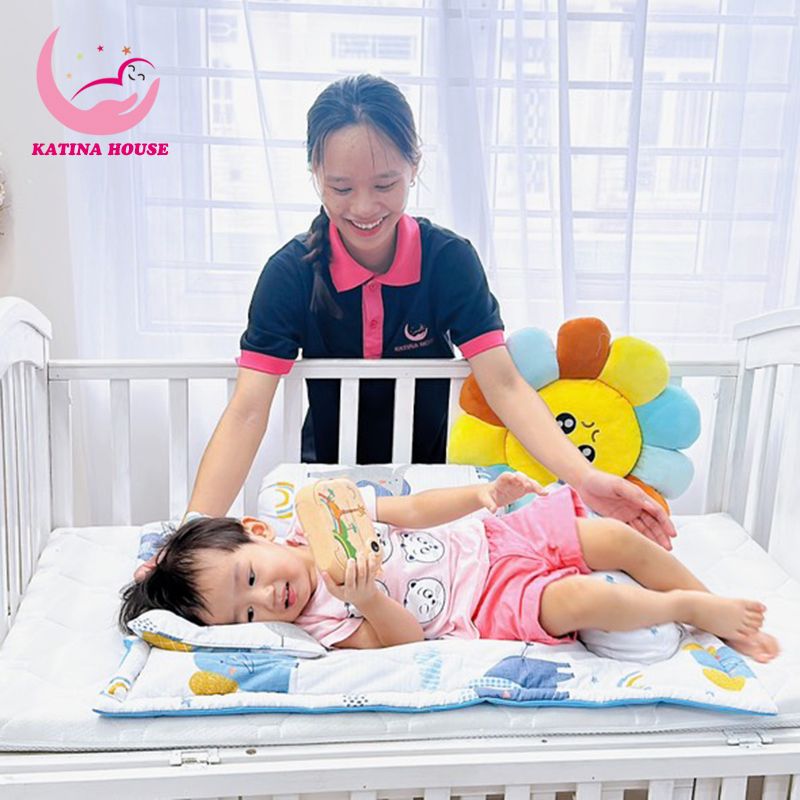 Bộ gối nệm sơ sinh/ Tencel 40s