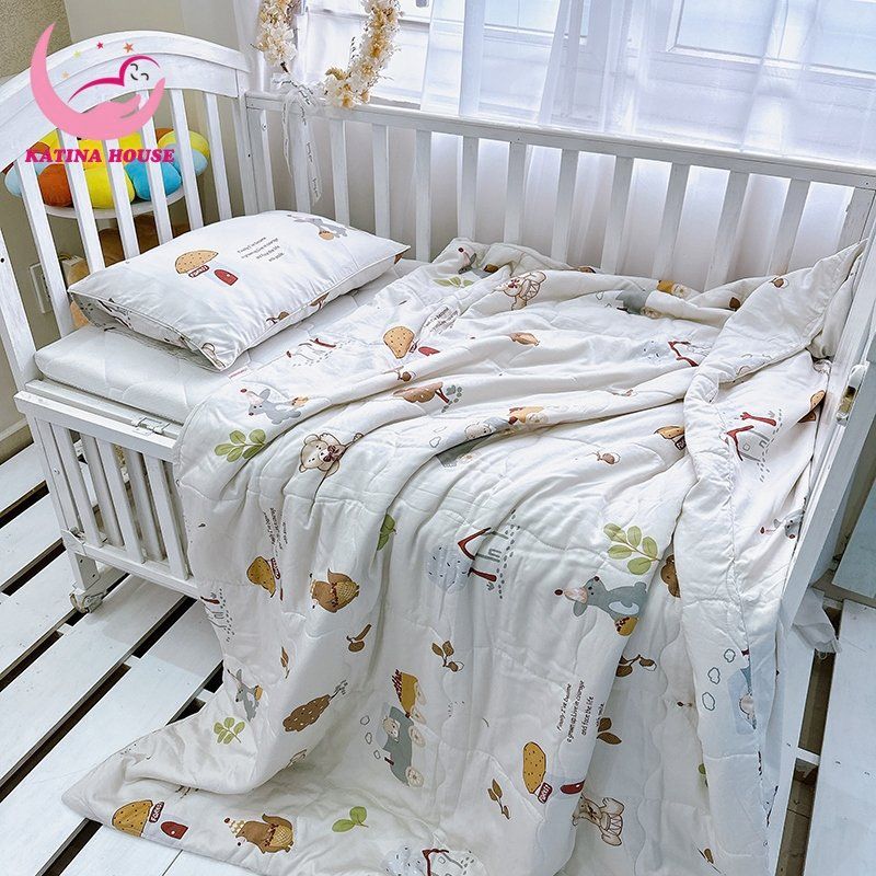 Bộ chăn gối cho bé/ Tencel 40s