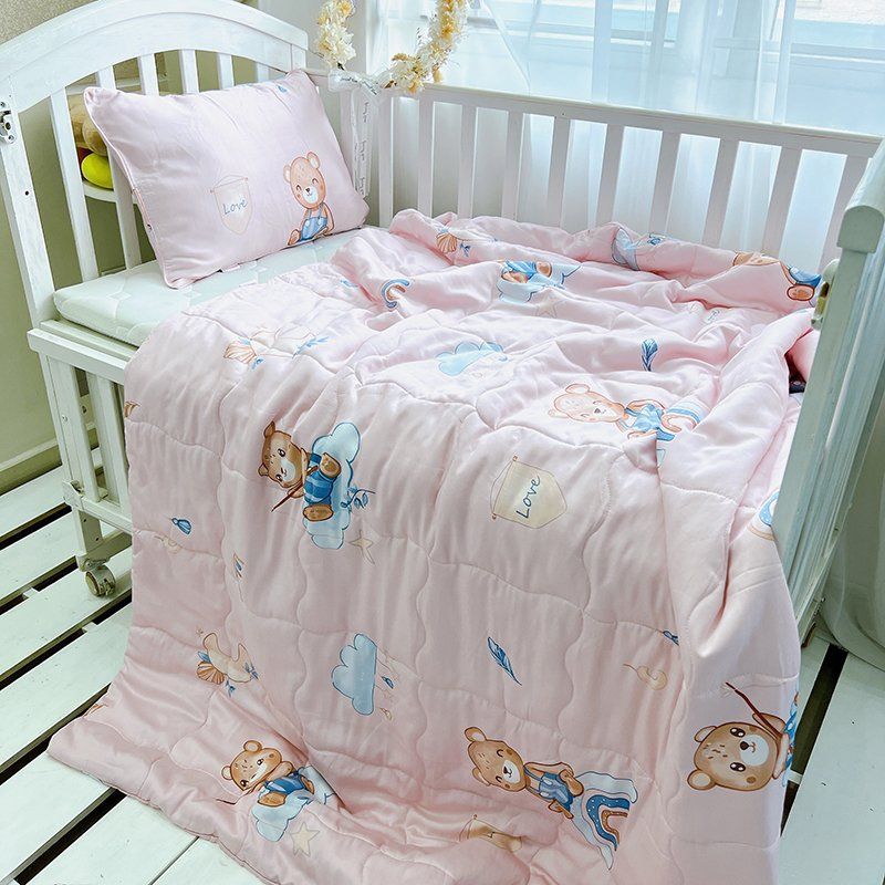 Bộ chăn gối cho bé/ Tencel 40s
