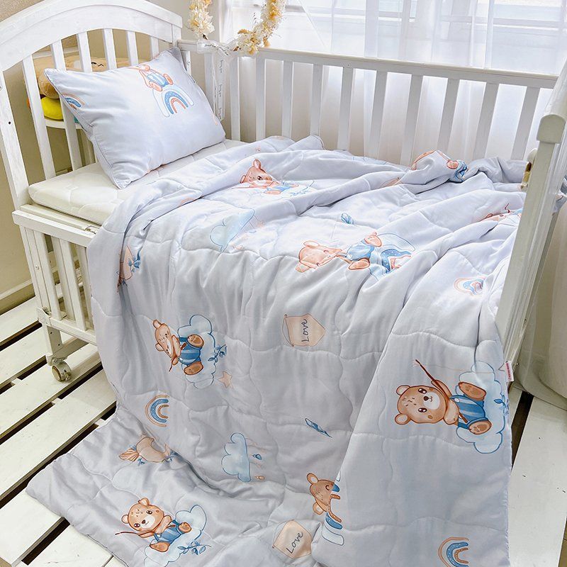 Bộ chăn gối cho bé/ Tencel 40s