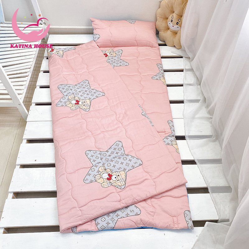 Túi ngủ cho bé đi học mầm non tiểu học/ Tencel 40s