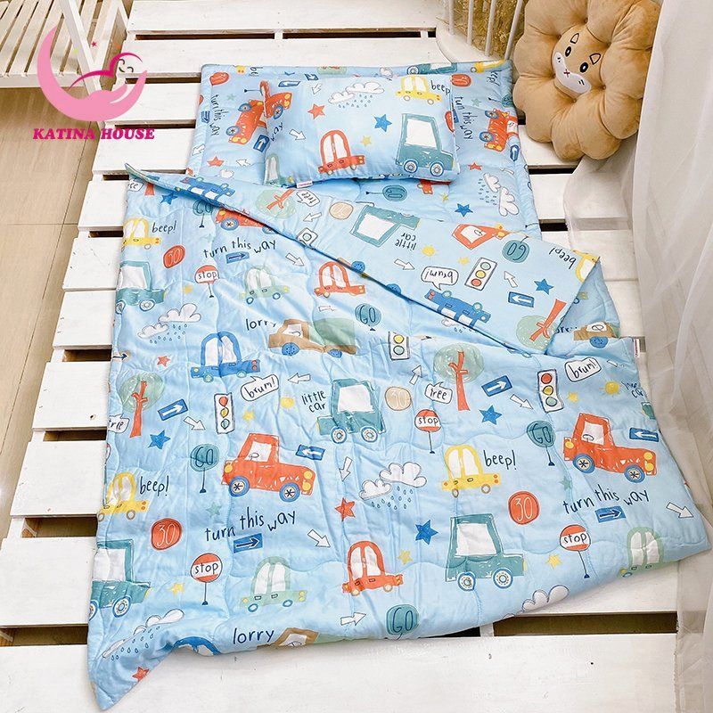 Bộ nệm chăn gối cho bé/ Tencel 40s