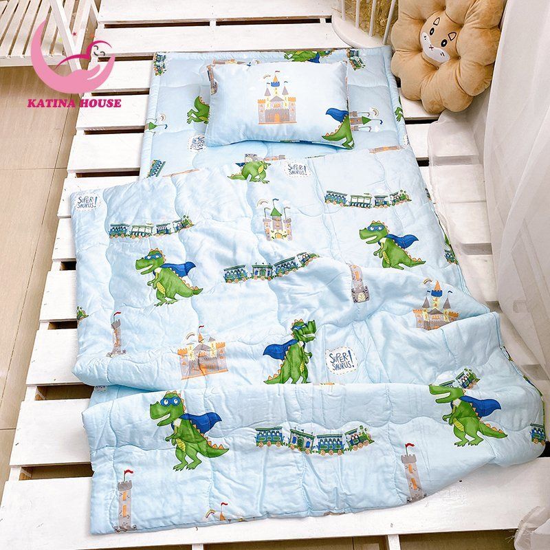 Bộ nệm chăn gối cho bé/ Tencel 40s