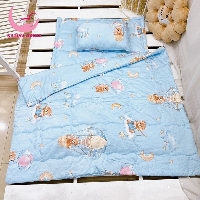 Bộ nệm chăn gối cho bé/ Tencel 40s