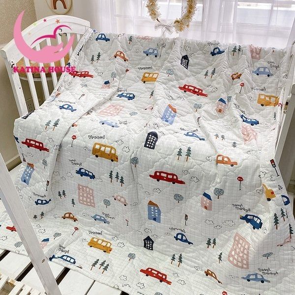 Mền cho bé/ Vải Cotton Satin Hàn Quốc