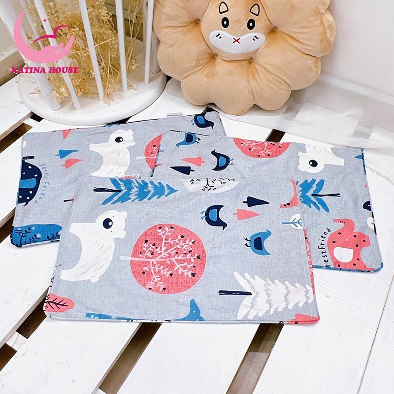 Vỏ áo gối nằm cho bé/ Vải Cotton Satin Hàn Quốc