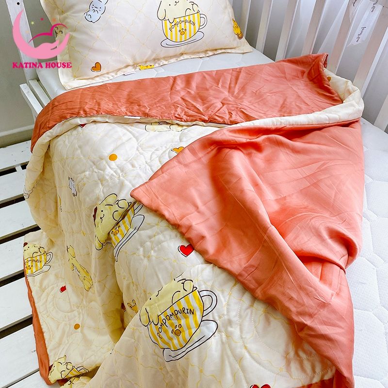 Bộ chăn gối cho bé/ Tencel 60s