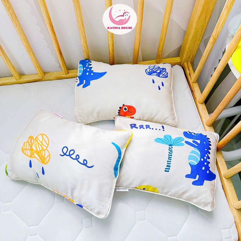 Gối nằm cho bé gòn lông vũ/ Tencel 40s