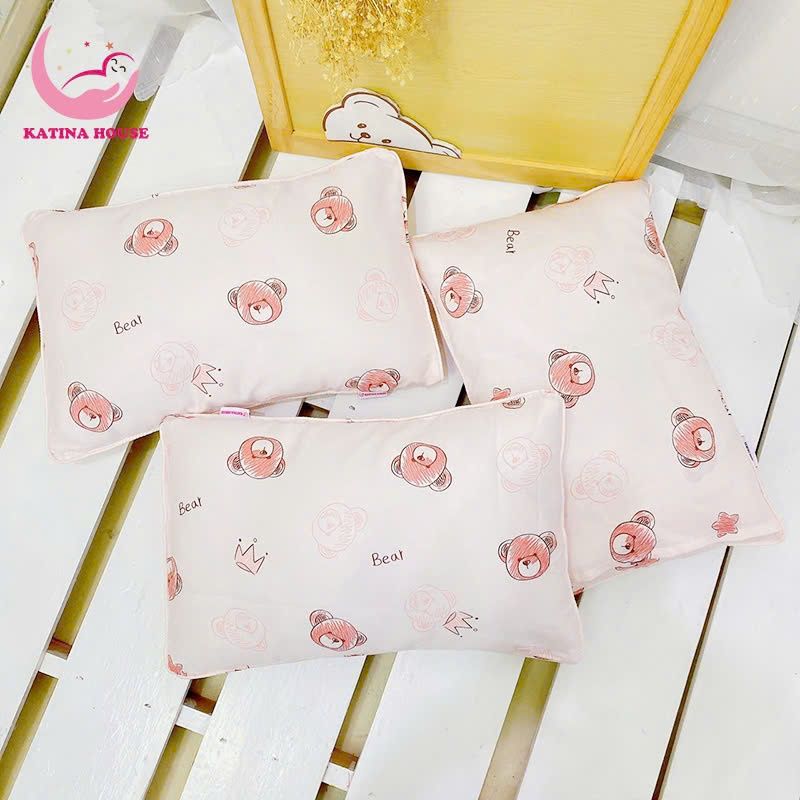 Gối nằm cho bé gòn lông vũ/ Tencel 40s