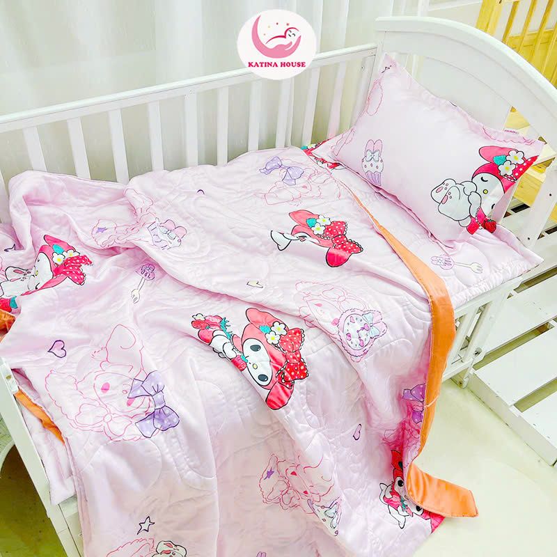 Bộ nệm chăn gối cho bé/ Tencel 60s