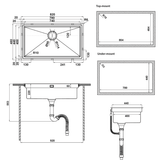 Chậu Rửa Bát 1 Hố Hafele HS21-SSN1S90 567.94.029