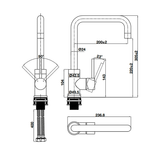 Vòi Rửa Bát Hafele HT21-CH1F220U 577.55.250