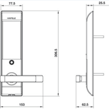 Khóa Điện Tử Hafele EL7500-TC 912.20.550